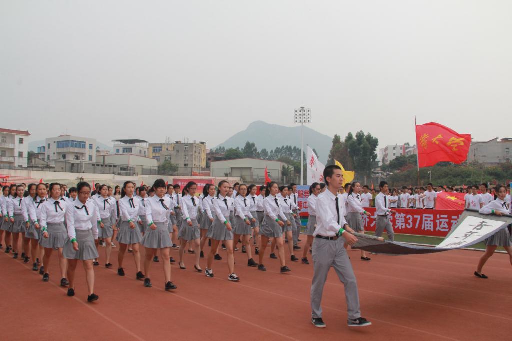 开幕式我院学生方阵
